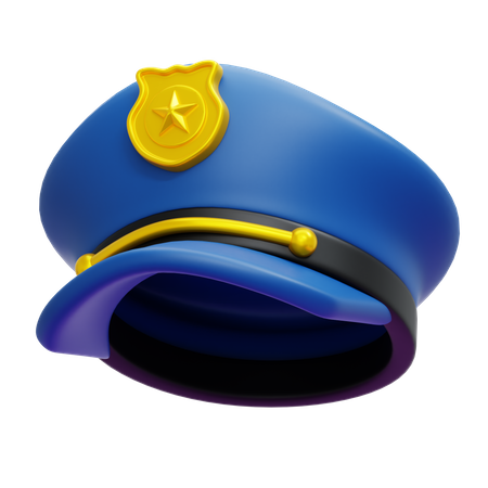 Police Hat  3D Icon
