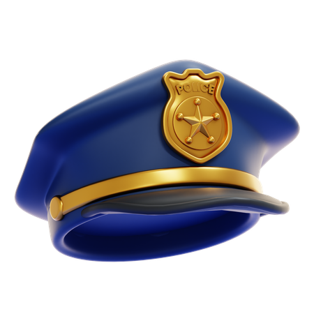 POLICE HAT  3D Icon