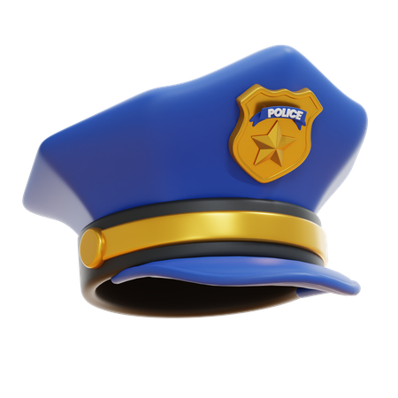 POLICE HAT  3D Icon