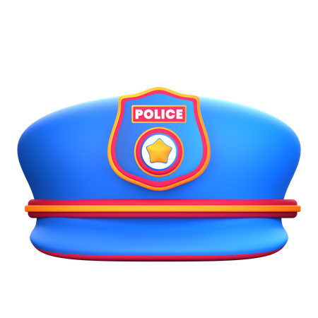 Police Hat  3D Icon