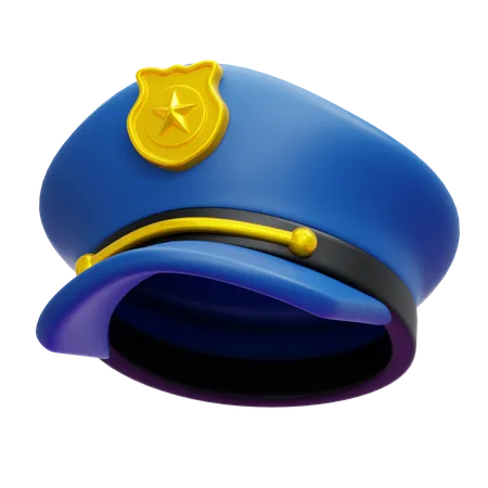 Police Hat  3D Icon