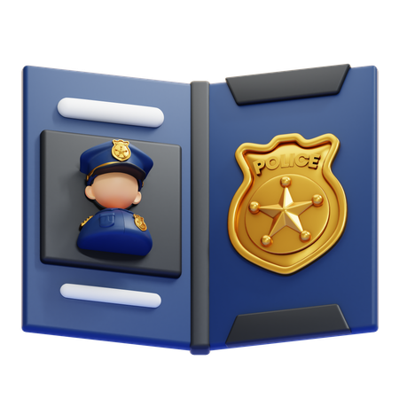 POLICE ID  3D Icon
