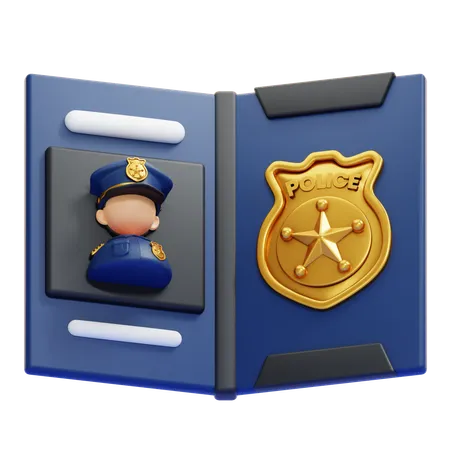 POLICE ID  3D Icon