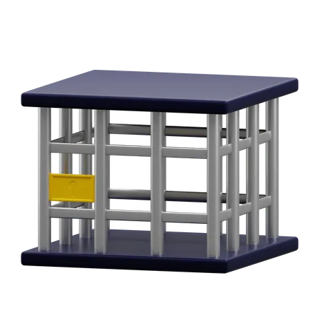 Police Jail  3D Icon