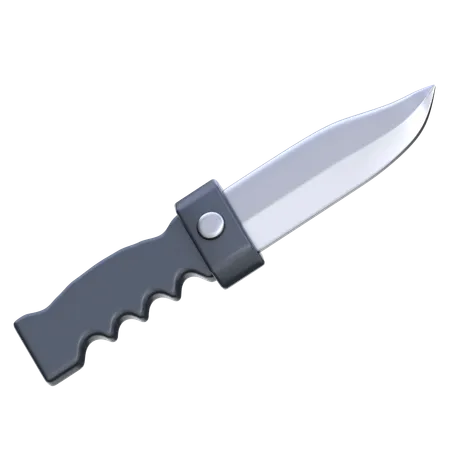 Police Knife  3D Icon