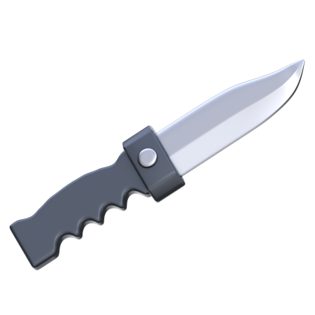 Police Knife  3D Icon