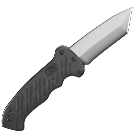 Police Knife  3D Icon