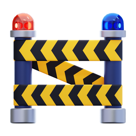 POLICE LINE  3D Icon