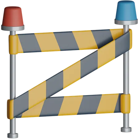 Police Line  3D Icon