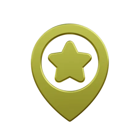 Police Location Map 3D Icon