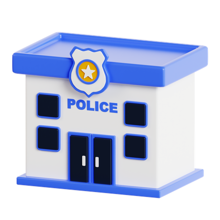 Police Office  3D Icon