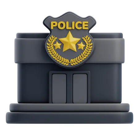 Police Office  3D Icon