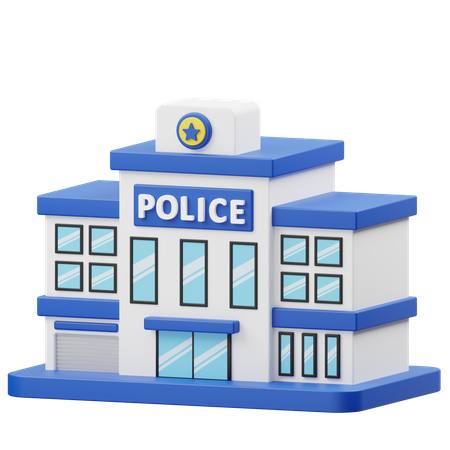 Police Office  3D Icon