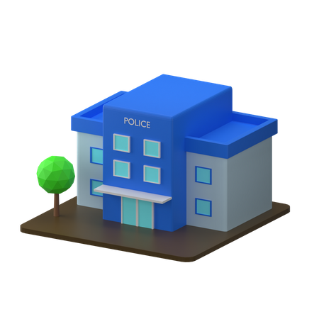 Police Office 3D Icon
