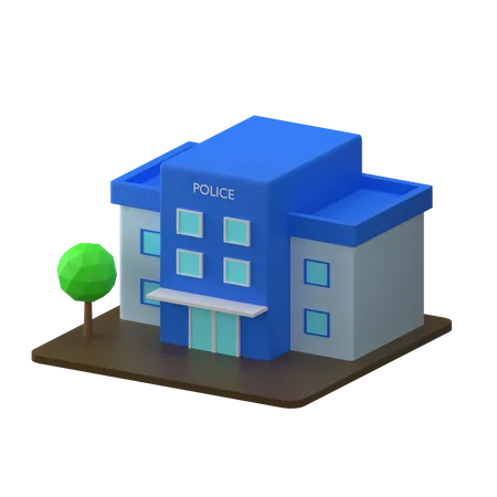 Police Office 3D Icon