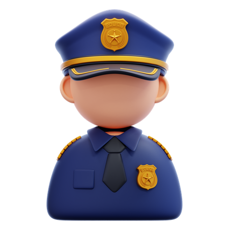 POLICE OFFICER  3D Icon
