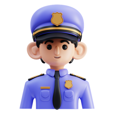 Police Officer  3D Icon