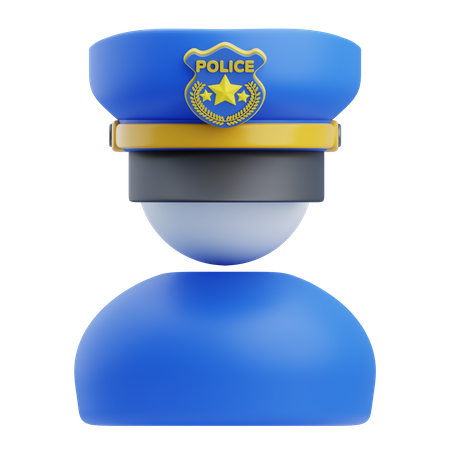 Police Officer  3D Icon