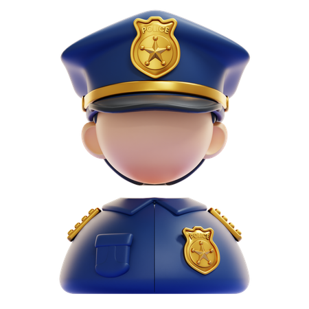 POLICE OFFICER  3D Icon