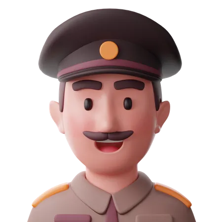 Police Officer  3D Icon