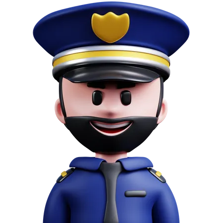 Police Officer  3D Icon