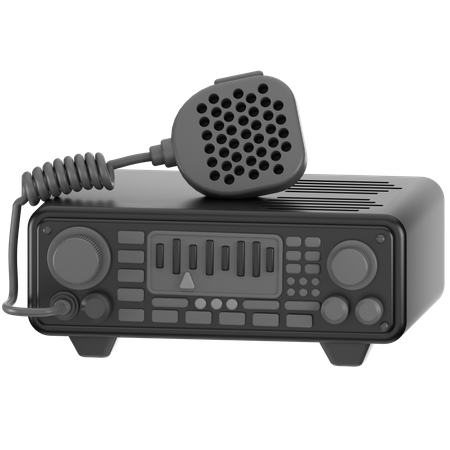 Police Radio  3D Icon