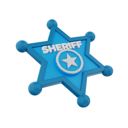 Police Sheriff 3D Icon