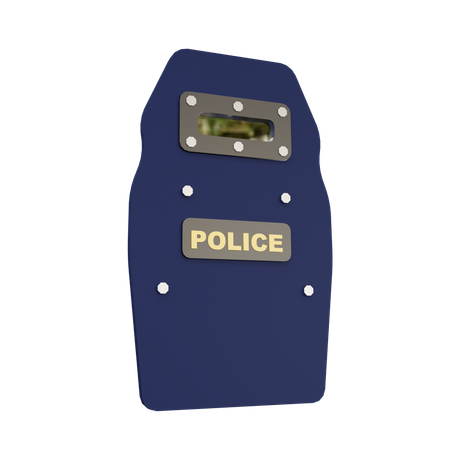 Police Shield  3D Icon