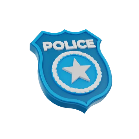 Police Shield  3D Icon