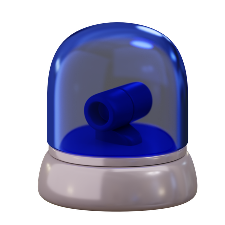 Police Siren  3D Icon