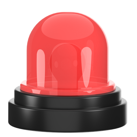 Police Siren  3D Icon