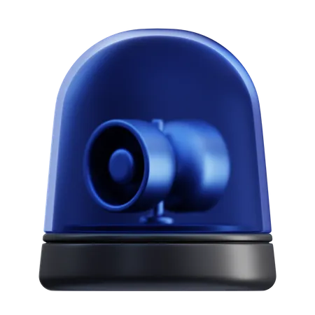 Police Siren  3D Icon