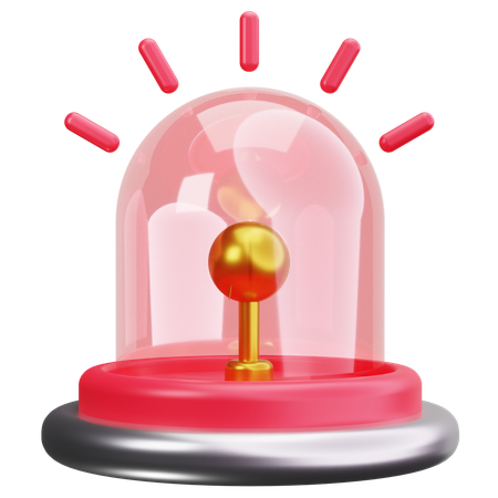 Police Siren 3D Icon