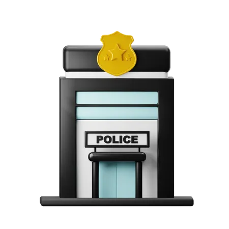 Police station  3D Icon