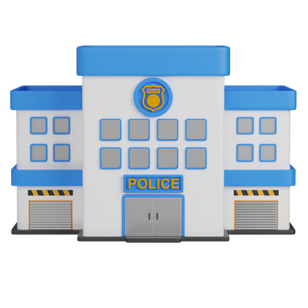 Police station  3D Icon