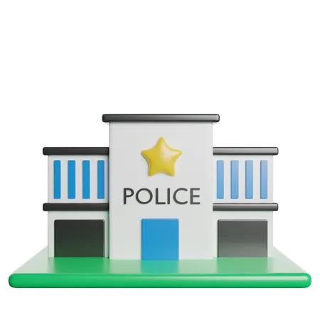 Police Station  3D Icon