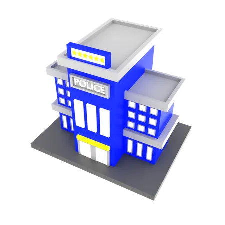 Police station  3D Icon