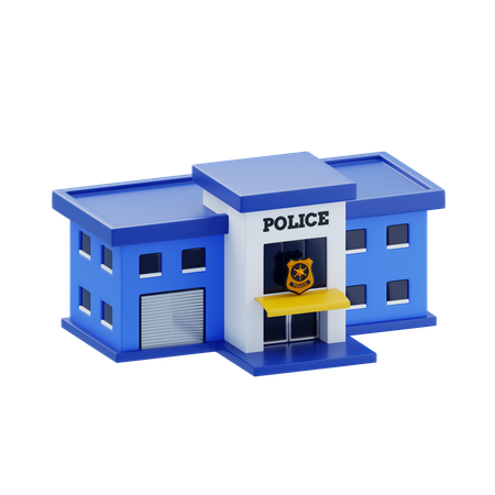 Police Station  3D Icon