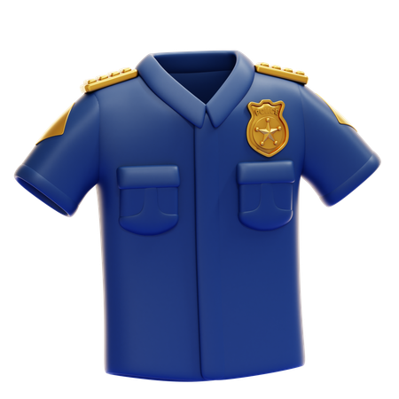 POLICE UNIFORM  3D Icon