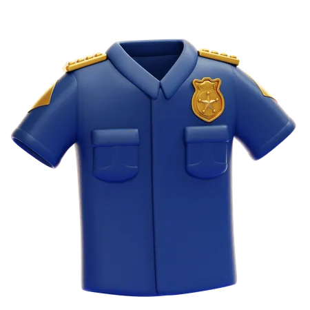 POLICE UNIFORM  3D Icon