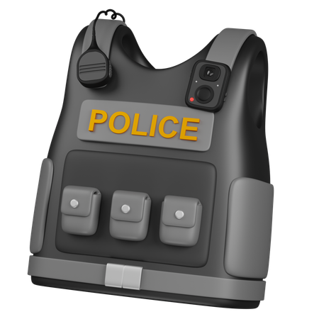 POLICE VEST  3D Icon