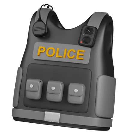 POLICE VEST  3D Icon