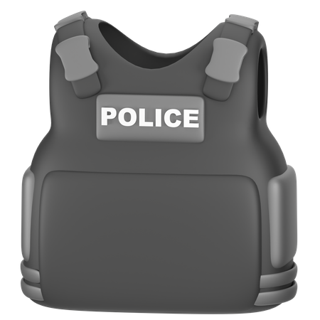 Police Vest  3D Icon