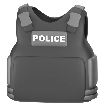 Police Vest  3D Icon