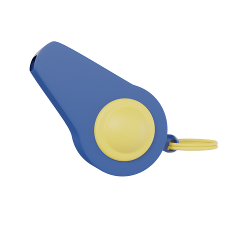 Police Whistle  3D Icon