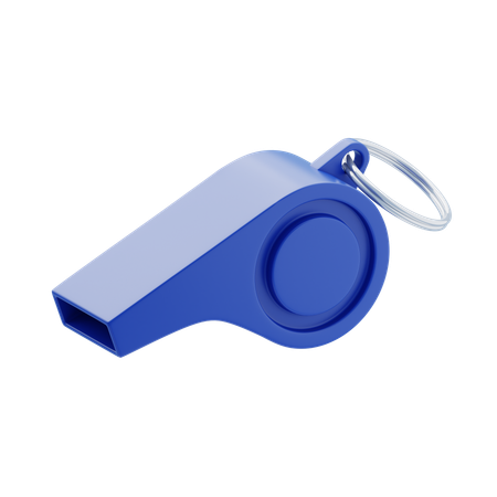 Police Whistle  3D Icon