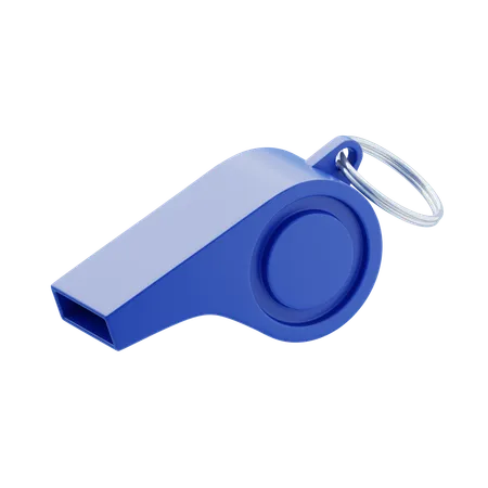 Police Whistle  3D Icon