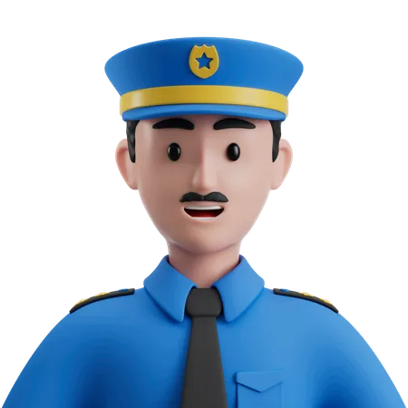 Law Enforcement Officer 3D Icon