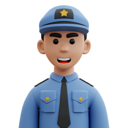 Policeman  3D Icon