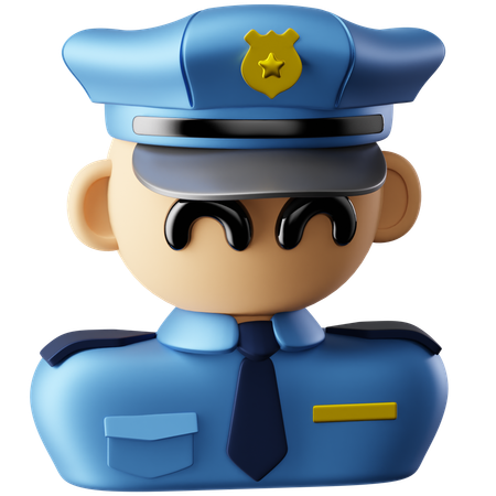 Policeman  3D Icon